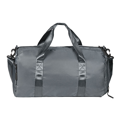 Сумка спортивная "Gym"; серая; 45х21х20 см; полиэстер (Тёмно-серый)