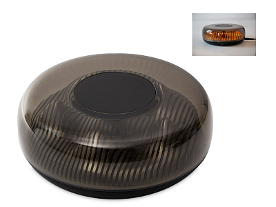 Ночник с беспроводной зарядкой Ember, 15 Вт (Чёрный)