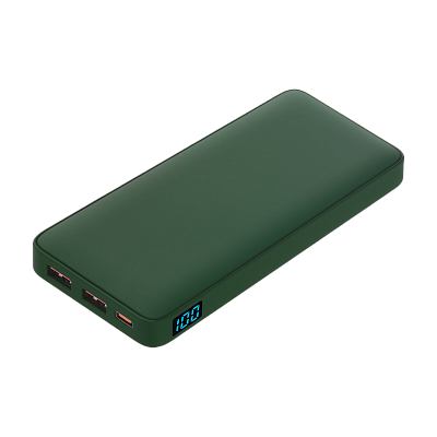 Внешний аккумулятор с подсветкой Анкор Плюс PD (Ancor PD Plus) 10000 mAh  (Зеленый)