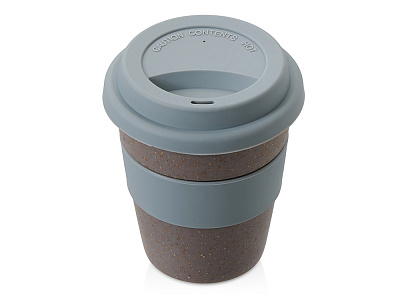 Стакан из бамбукового волокна Café (Серо-коричневый/серый)