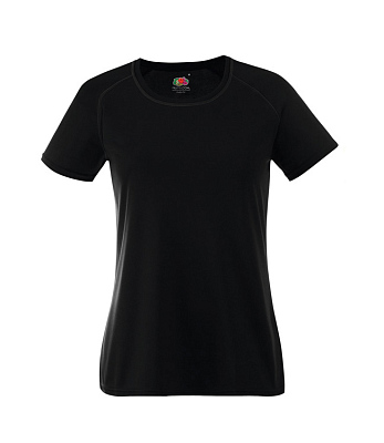 Футболка женская FOTL SS Performance T Lady (Чёрный)