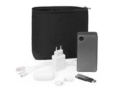 Органайзер для электроники и проводов Amalia (Чёрный)