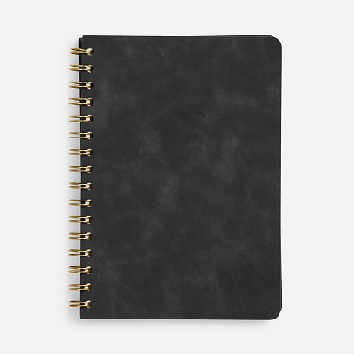 Ежедневник Spiral, недатированный, черный (Чёрный)