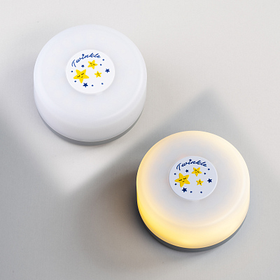 Фонарь-гирлянда "Twinkle", серый с белым