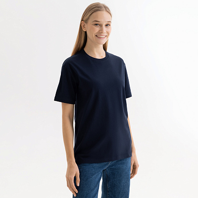 Футболка унисекс Крис (Kris), 150 гр., темно-синяя