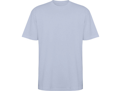 Футболка оверсайз Bull, унисекс (Спокойный синий)