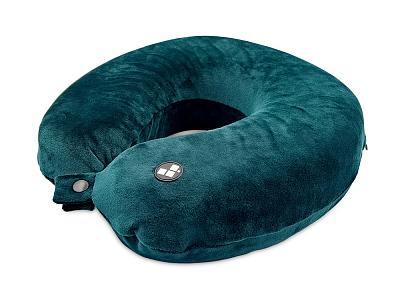 Подушка для путешествий с эффектом памяти Drowsy (Зеленый)