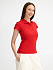Рубашка поло женская Prescott Women 170, красная - Фото 5