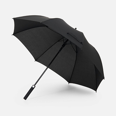 Зонт-трость Simple Golf, черный (Чёрный)