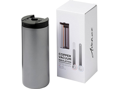 Термокружка Lebou (Серый/черный)