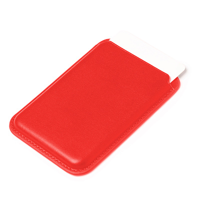 Магнитный держатель карт на телефоне WASAT  (Красный)