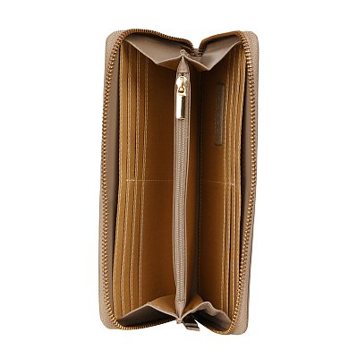 Кошелёк Cross Monaco Taupe, кожа наппа, гладкая, цвет бежевый, 19,5 x 10,2 x 2 см