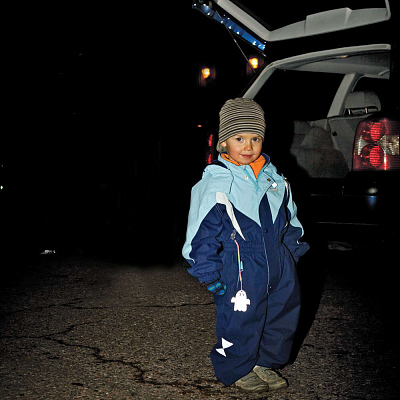 Светоотражатель «Квадрат», неон-желтый