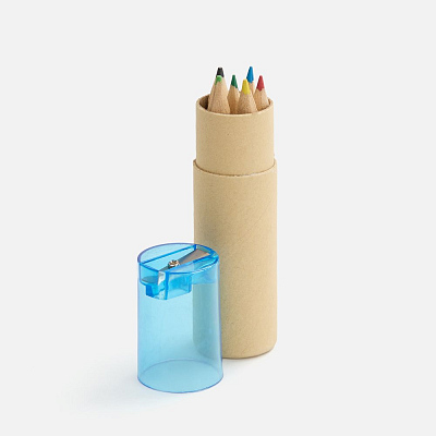 Набор карандашей Pencilvania Office с точилкой  (Синий)