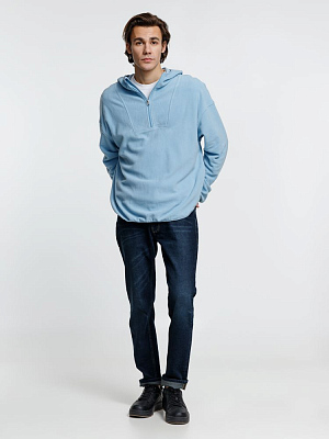 Анорак флисовый унисекс Fliska, голубой