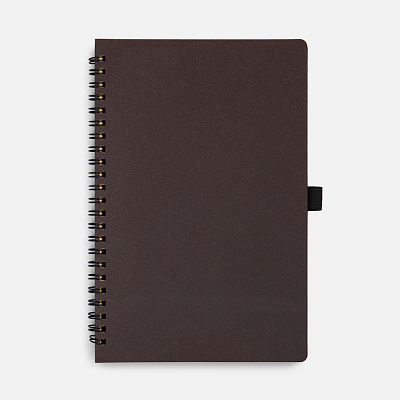 Блокнот на спирали Coffeist  (Коричневый)