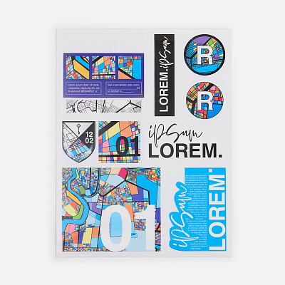 Наклейки UV-DTF Sticker Pack на заказ L