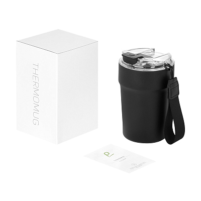 Термокружка вакуумная Монако (Monaco), черная