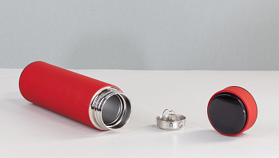 Набор подарочный "Pleasure": термос "Бостон next", специи, красный