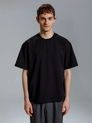 Футболка оверсайз Kangas, черная (Чёрный)