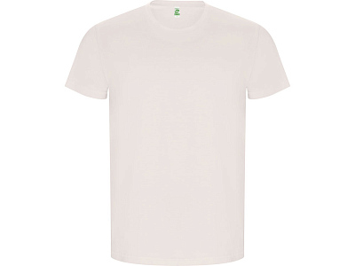 Футболка из органического хлопка Golden мужская (Античный белый)