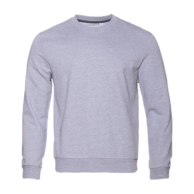 Свитшот унисекс STAN футер без начёса, 260, 63 (Серый меланж)