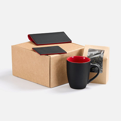 Набор Multimo Tea, черный с красным (Красный)