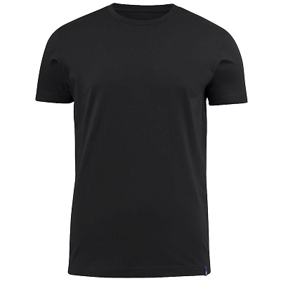 Футболка мужская American U, черная (Чёрный)