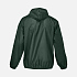 Ветровка унисекс Shield, темно-зеленая - Фото 2