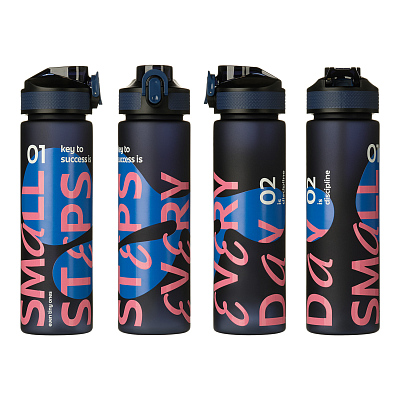 Бутылка для воды Флип (Flip), синяя