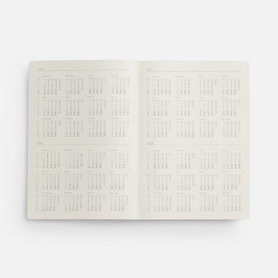 Ежедневник Petrus Flap, недатированный, черный