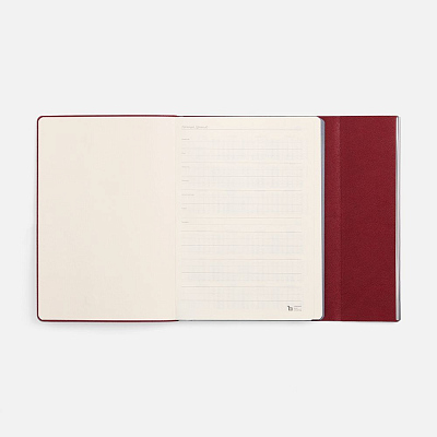 Ежедневник Petrus Flap, недатированный, красный