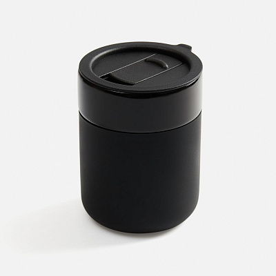 Кружка Nabo с силиконовым держателем, черная (Чёрный)