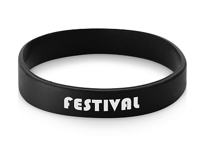 Силиконовый браслет Forest (Чёрный)