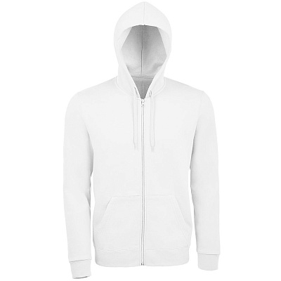 Толстовка унисекс Stone, ярко-зеленая (Белый)