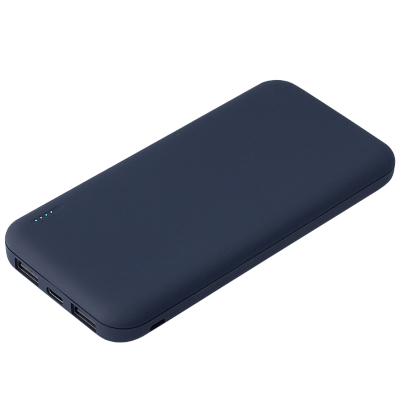 Внешний аккумулятор с подсветкой Люче (Luce) 10000 mAh  (Синий)