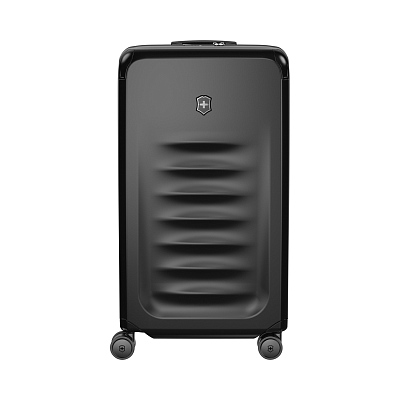 Чемодан VICTORINOX Spectra™ 3.0 Trunk Large Case, чёрный, поликарбонат Sorplas™, 42x36x76 см, 99 л