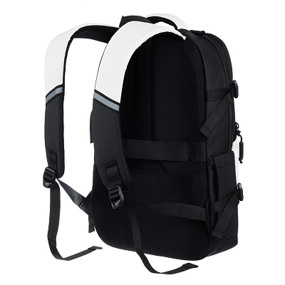 Рюкзак спортивный TORBER Xtreme 18", белый/чёрный, 31 х 12 х 46 см, 17л