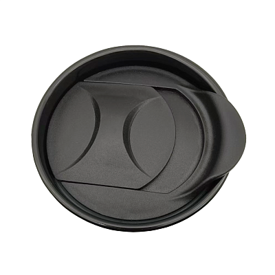 Кружка керамическая с деревянной манжетой Nexus, чёрная