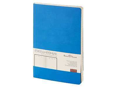 Ежедневник недатированный А5 Megapolis Velvet Flex (Синий флуор)