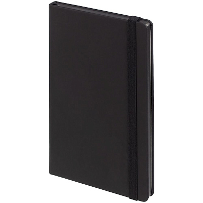 Блокнот Shall, в линейку, черный (Чёрный)