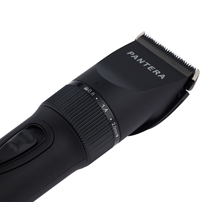 Машинка для стрижки волос DEWAL BEAUTY Pantera Black, черная, 0.8 - 2.0мм