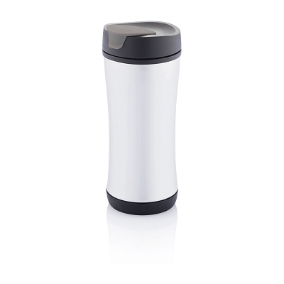 Экологичная термокружка Boom, 225 мл (Черный; серый)