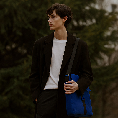 Шоппер Superbag Companion (синий с черным)