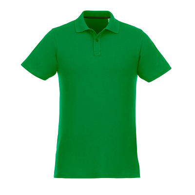 Мужское поло Helios с коротким рукавом (Зеленый)