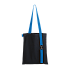 Шоппер Superbag black (чёрный с голубым) - Фото 4