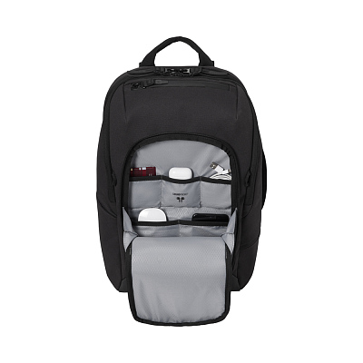 Рюкзак VICTORINOX Touring 2.0, черный, износоустойчивый полиэстер 600D, 31x19x45 см, 21 л