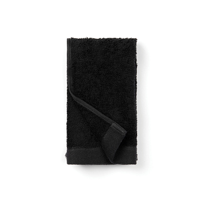 Полотенце VINGA Birch, 40x70 см (Черный;)