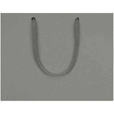 Пакет бумажный Porta S, горизонтальный, серый