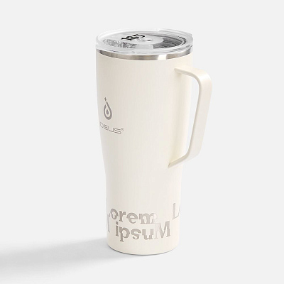 Термостакан Kasumigaoka, белый (молочный)